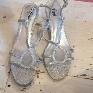 Silver heels